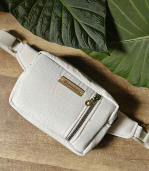 white_1 Sac Banane Coton